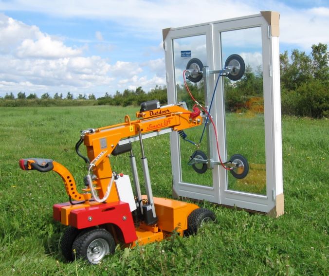 Montasjelift vindu elhydraulisk, vakuum < 400 kg